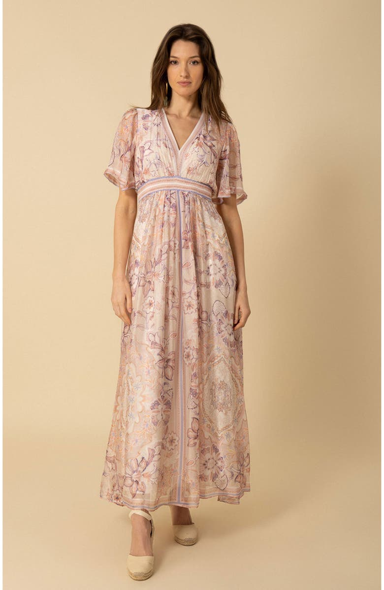 Halebob Jaliyah Chiffon Dress Maxi, Main, color, 