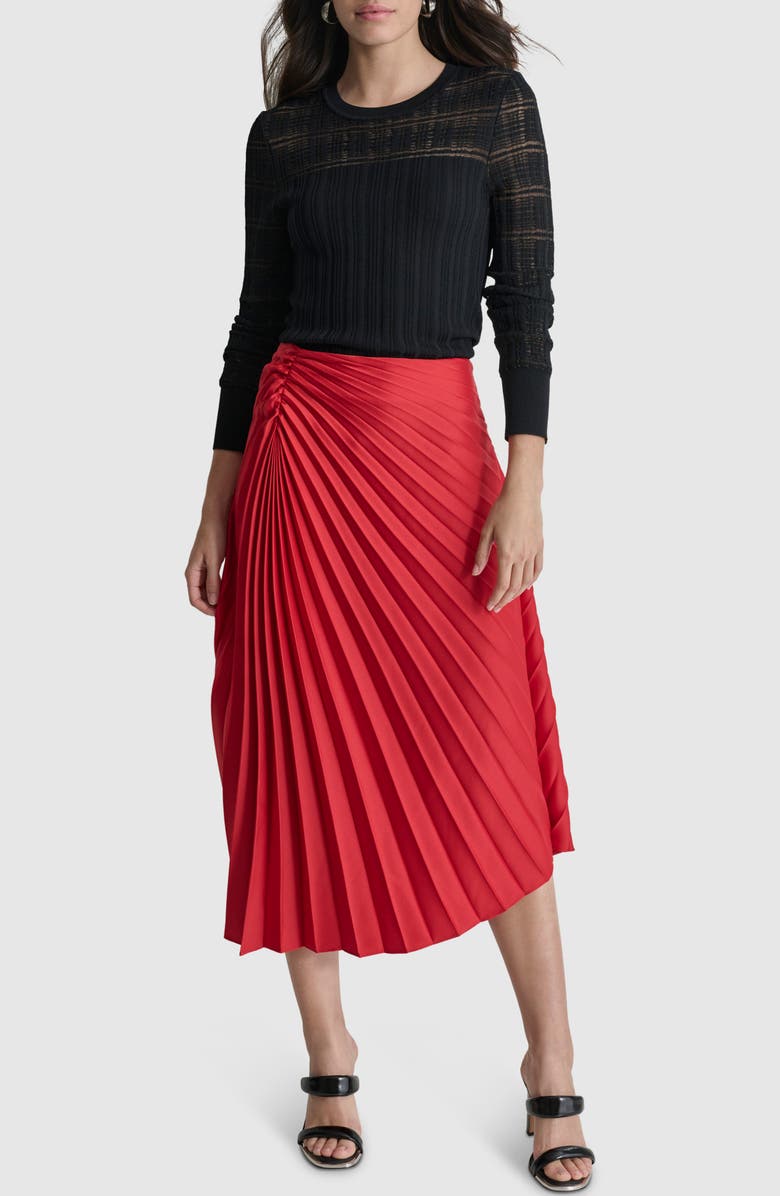 DKNY Mix Rib Sweater, Alternate, color, 