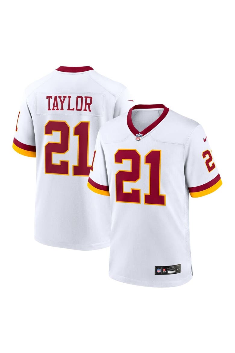 Men's Nike Sean Taylor White Washington Commanders Game Super Bowl Era Jersey, Main, color, White