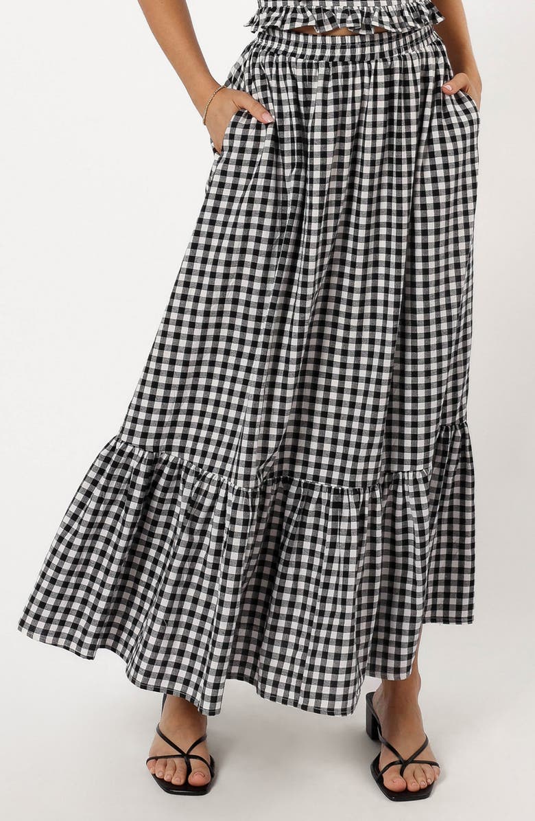 Petal & Pup Bambi Tiered Maxi Skirt, Main, color,