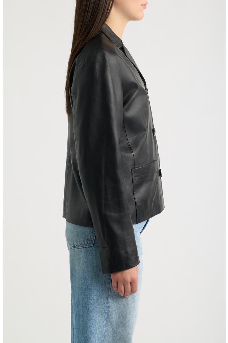 Leather Blazer, Alternate, color, WINDOW PANE