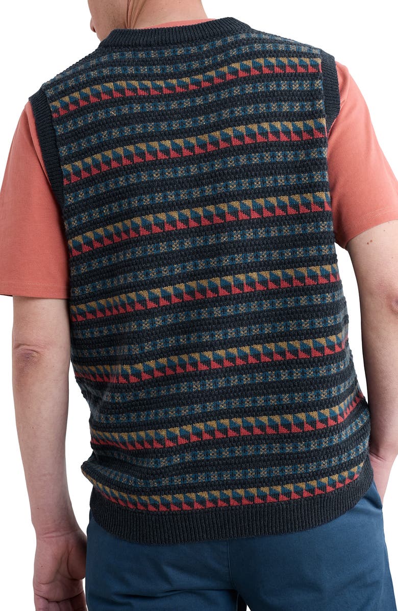 Seasalt Cornwall Walt Fair Isle Wool Blend Vest, Alternate, color, 