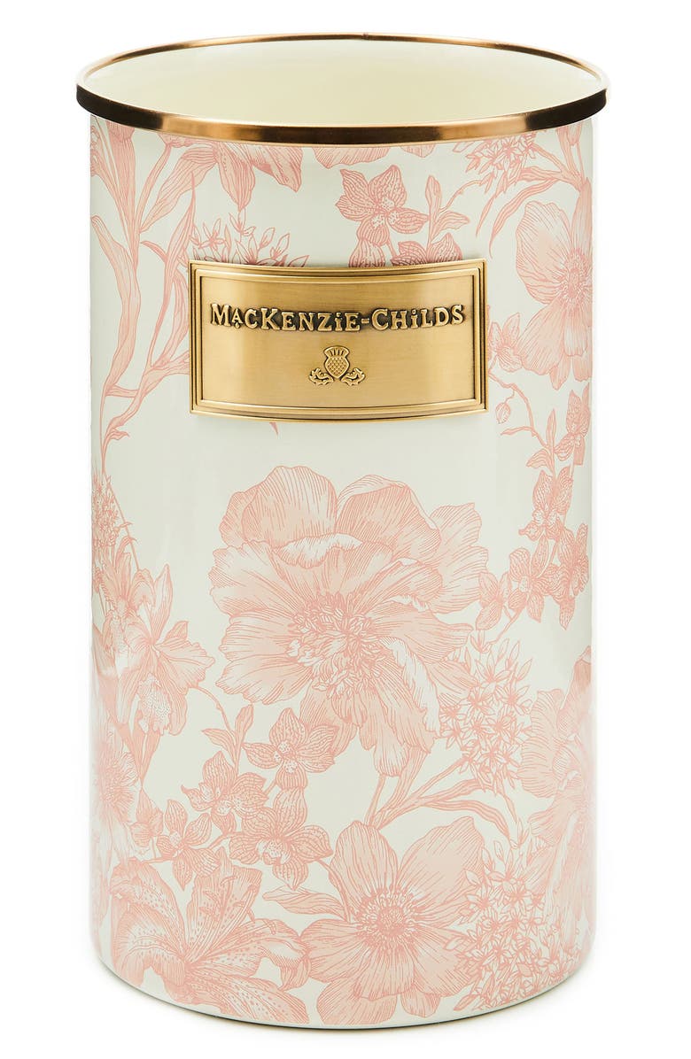MACKENZIE CHILDS Rosey English Utensil Holder, Main, color, Rosy