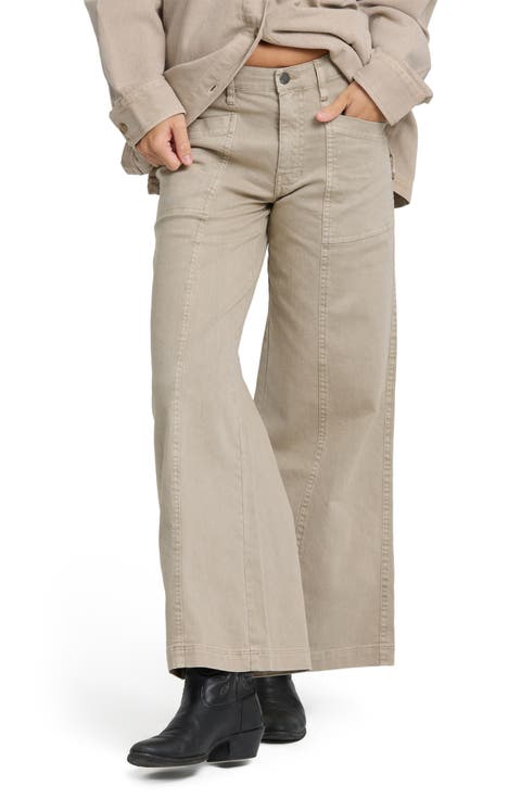 Rival High Waist Wide Leg Jeans