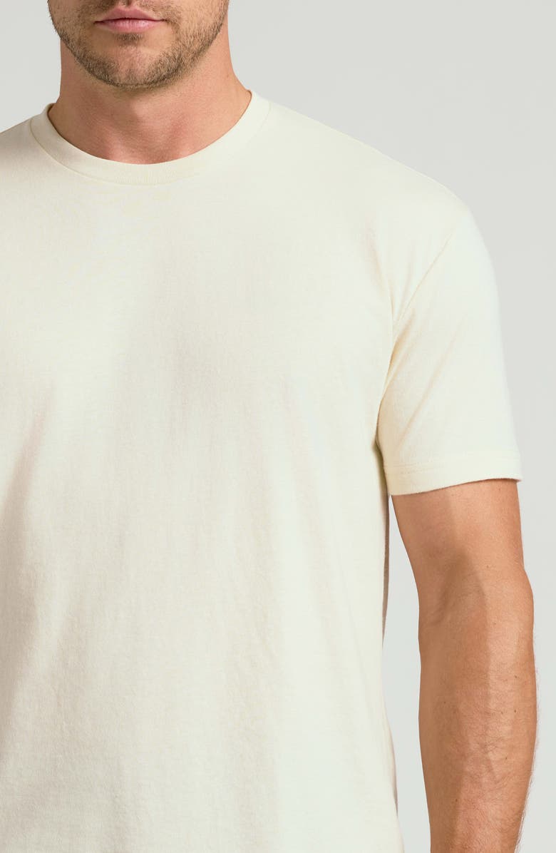 True Classic Short Sleeve Crewneck T-Shirt, Alternate, color, Alabaster