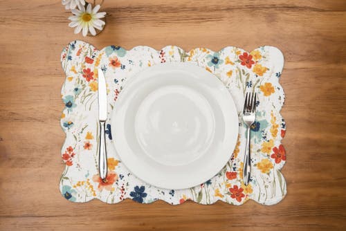 C & F Home C&f Home Sheila Wildflower Placemats Set Of 6 All Seasons Floral Flowers Watercolor, 13" X 19" In Multi