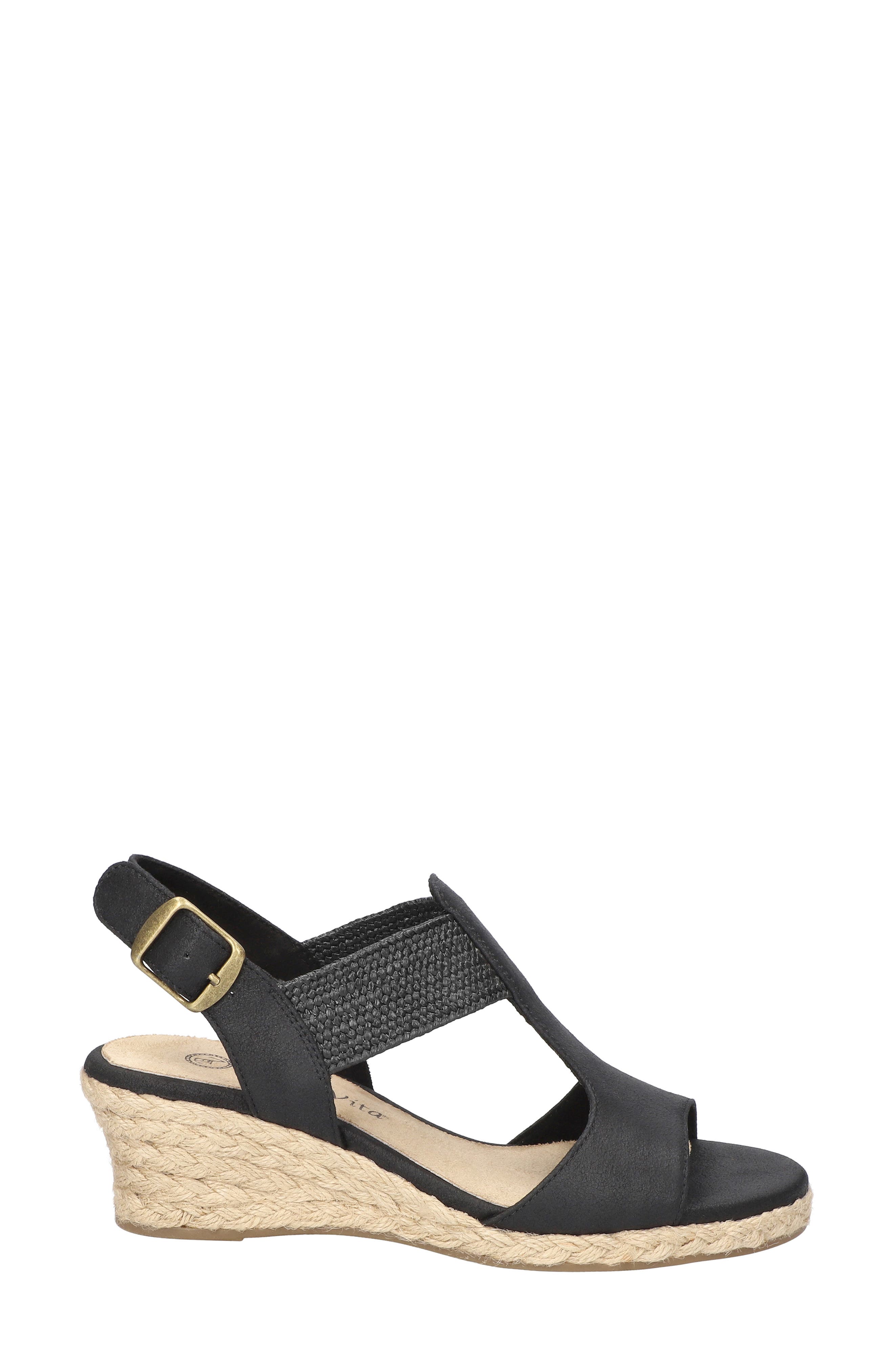 Bella Vita Zayla Wedge Sandal, Alternate, color, 