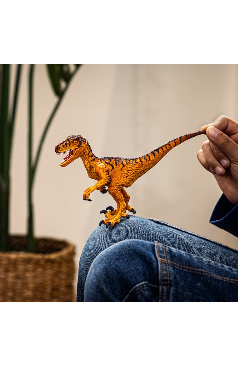 Schleich Velociraptor 7 Inch Dinosaur Figurine, Alternate, color, Multicolored