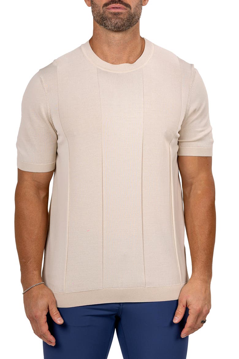 Marthy White Crewneck, Main, color, BEIGE