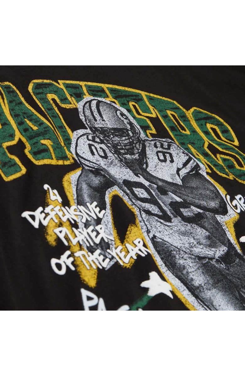 Mitchell & Ness Men's Mitchell & Ness Reggie White Black Green Bay Packers Chalked Up Player Graphic T-Shirt, Alternate, color, Black