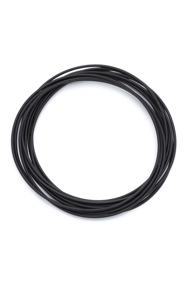 Emerson & Oliver Dia Matte Black Bracelets, Main, color, Set Of 10