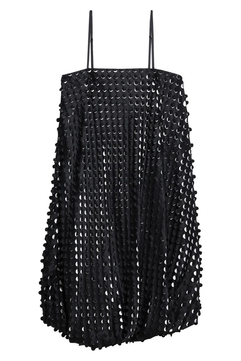 Embellished Sleeveless Bubble Dress, Alternate, color, GRADIENT HP BLACK - 25K