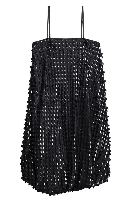 Helmut Lang Embellished Sleeveless Bubble Dress In Multi