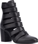 VINTAGE FOUNDRY Vivi Caged Block Heel Bootie