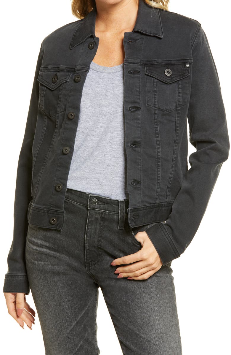 AG Robyn Crop Denim Jacket, Main, color,