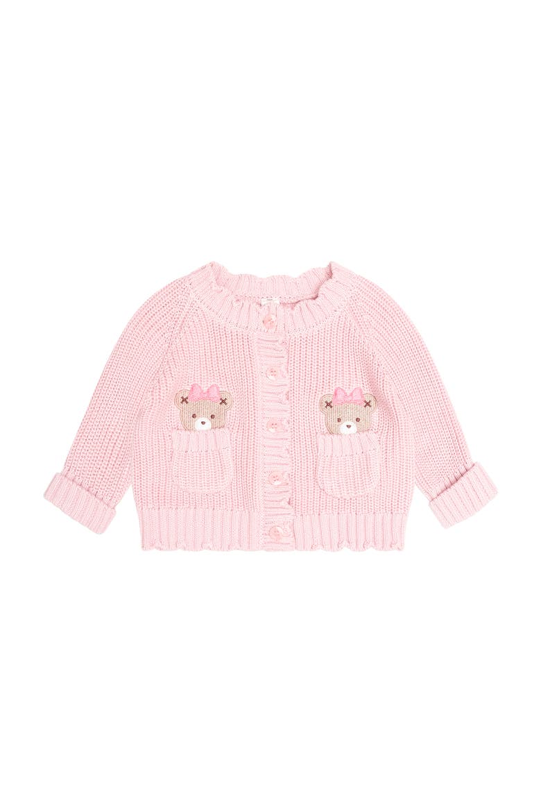 Baby Pink Fisherman Cardi, Main, color, Baby Pink