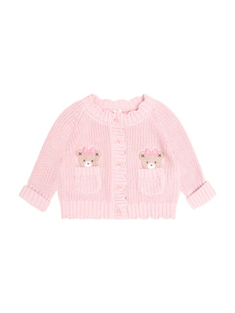 Baby Pink Fisherman Cardi