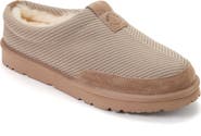 Dearfoams Fireside Grafton Sport Knit Water Repellent Twill Clog