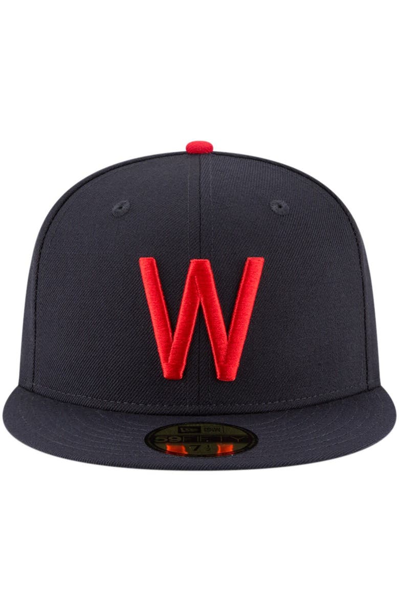 New Era Men's New Era Navy Washington Senators Cooperstown Collection Wool 59FIFTY Fitted Hat, Alternate, color, 