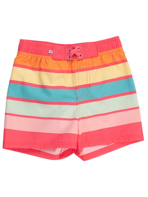 Ruggedbutts Toddler Boys Upf50+ Swim Trunks In Multi