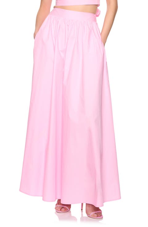 Cotton Poplin Maxi Skirt