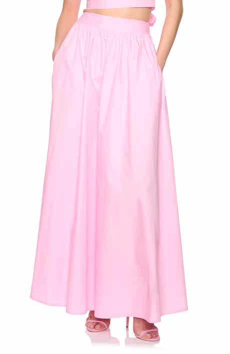 Susana Monaco Cotton Poplin Maxi Skirt