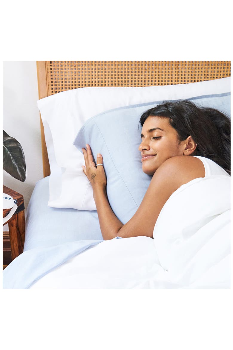 Set of 2 Cloud Pillows, Alternate, color, WHITE