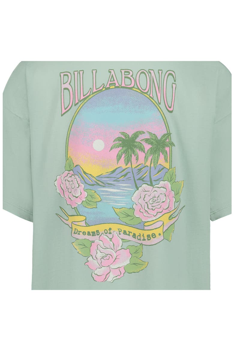 Kids' Dreams of Paradise Graphic T-Shirt, Alternate, color, IVORY/ GREEN