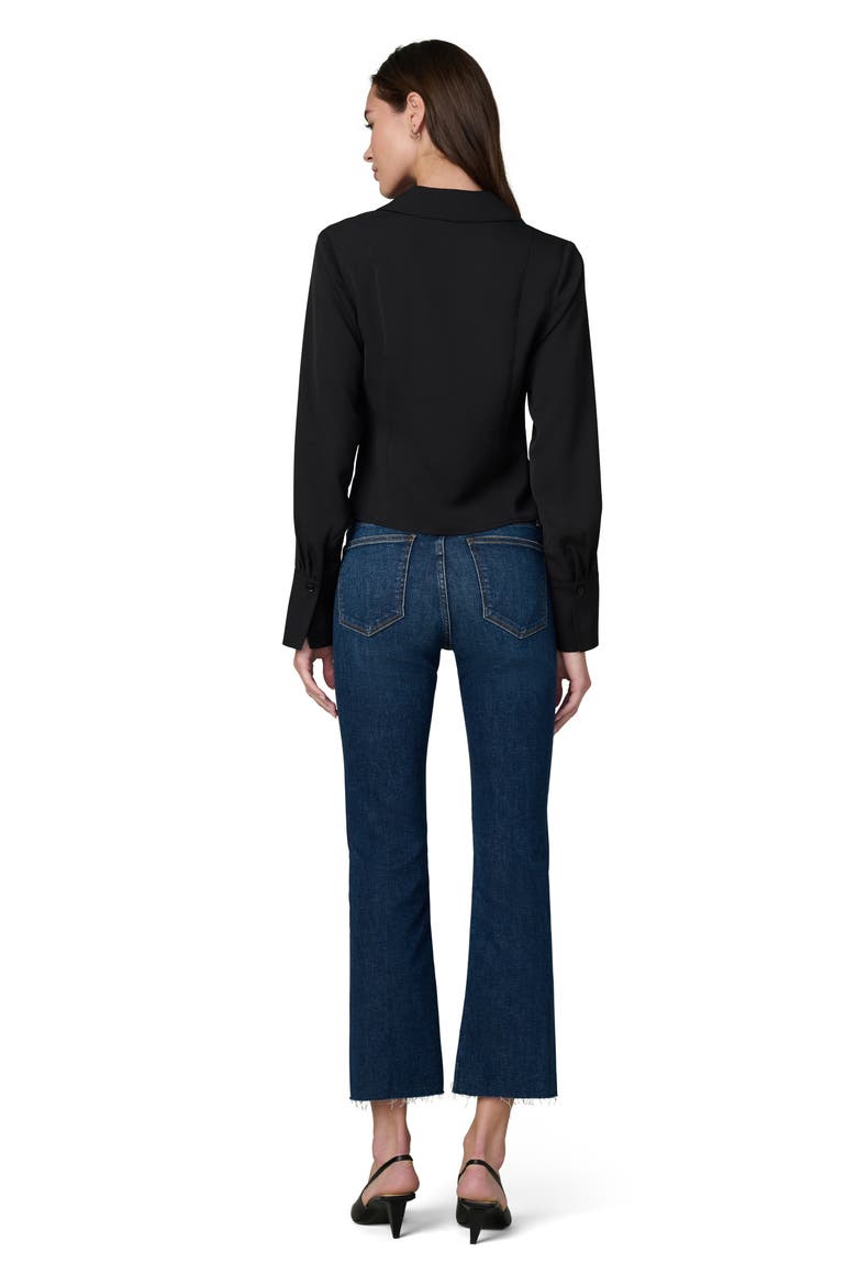 The Callie Raw Hem Crop Bootcut Jeans, Alternate, color, SERENADE