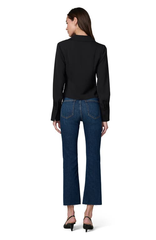Joe's The Callie Raw Hem Crop Bootcut Jeans In Blue