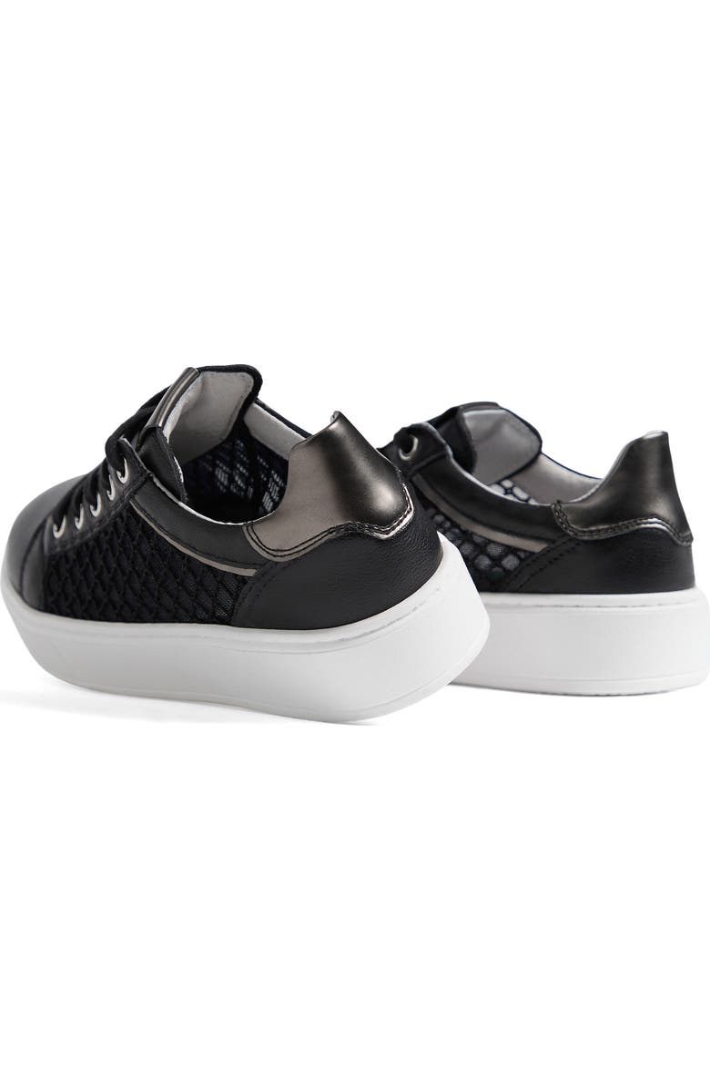 NeroGiardini Mesh Low Top Sneaker, Alternate, color, Black