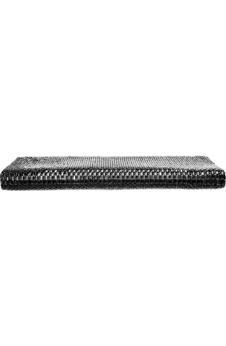 Nina Crystal Beaded Clutch, Alternate, color,