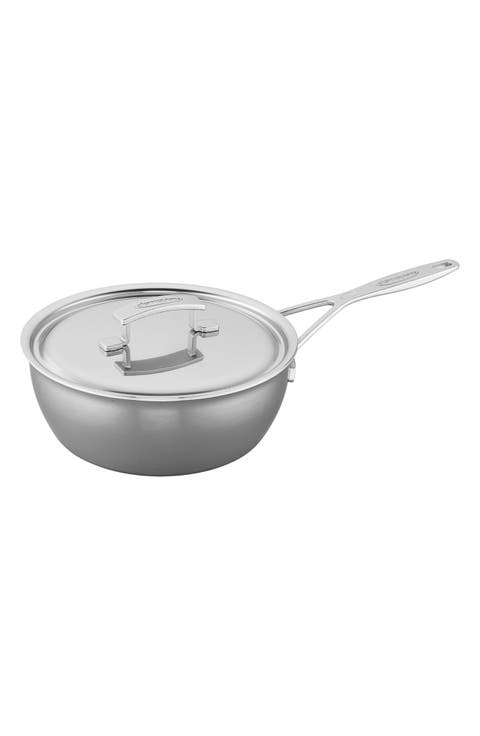 Industry 3.5-Quart 5-Ply Stainless Steel Saucepan
