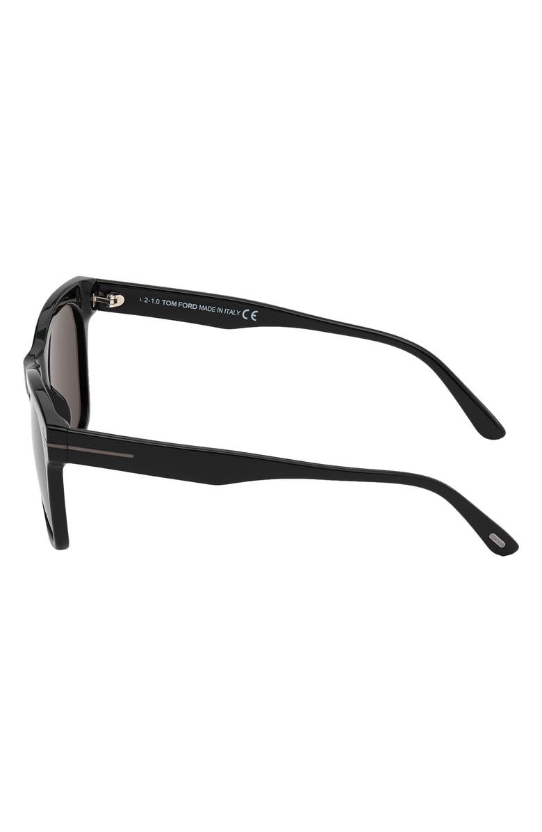 TOM FORD Brooklyn 54mm Square Sunglasses, Alternate, color,