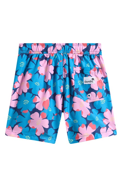 Boardies Kids' Swim Trunks In Blue Multi
