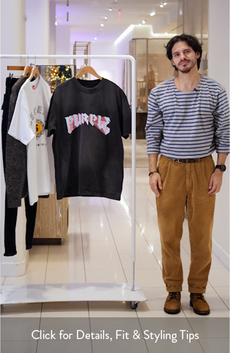 Heavyweight Jersey Graphic T-Shirt, sales video thumbnail