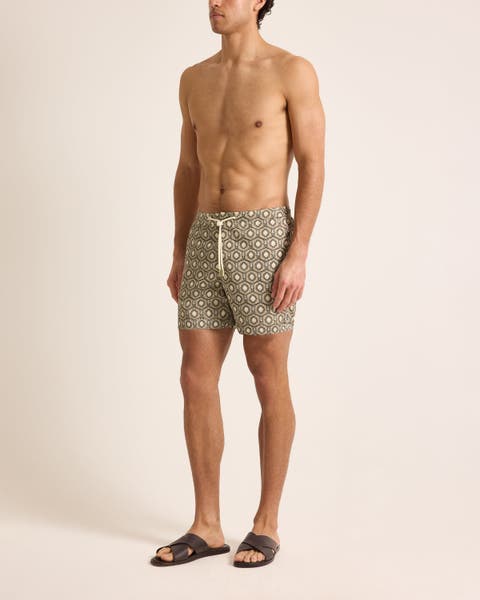 Bulldog Drawcord Mid-Length Classic Fit Drawcord Swim Shorts
