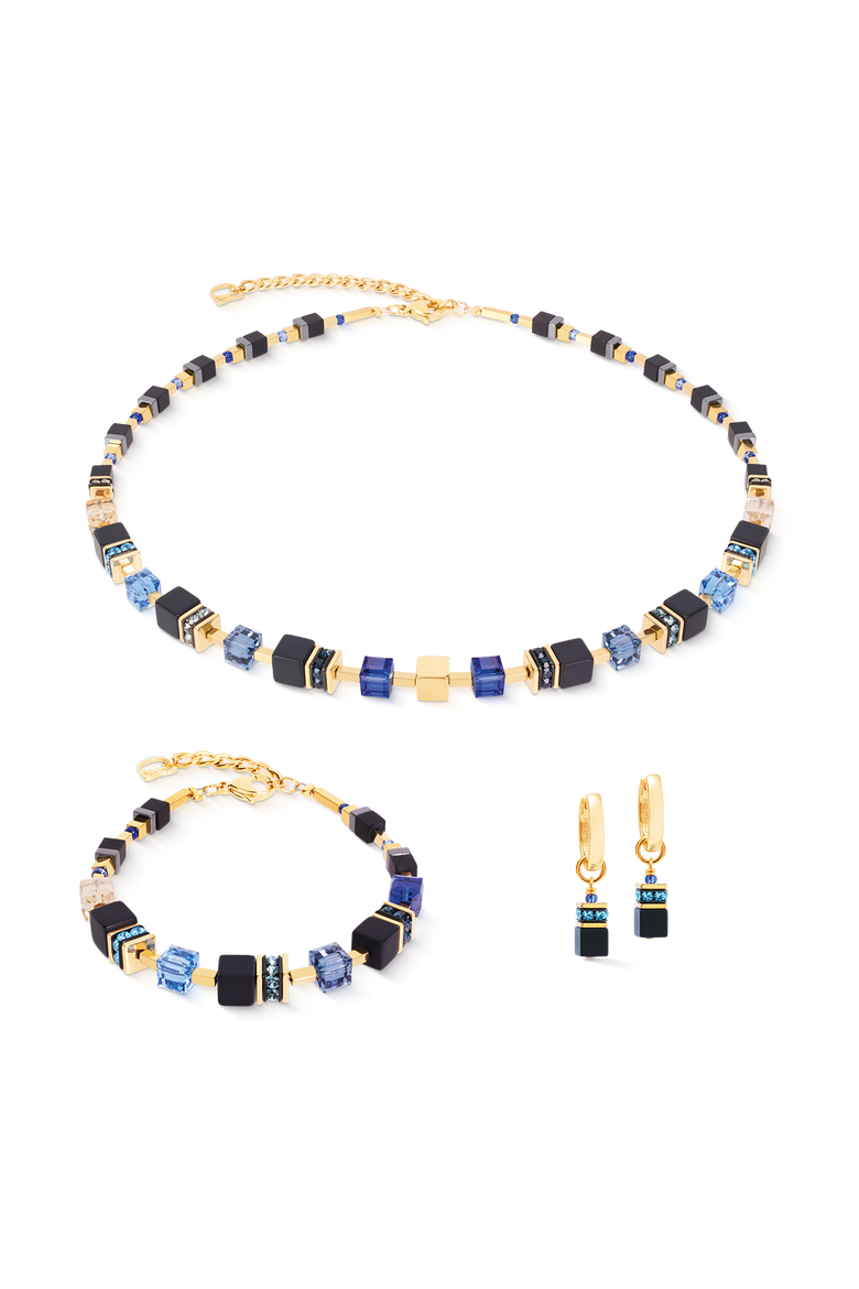 GeoCUBE® Precious Classic Bracelet, Alternate, color, Black-Blue