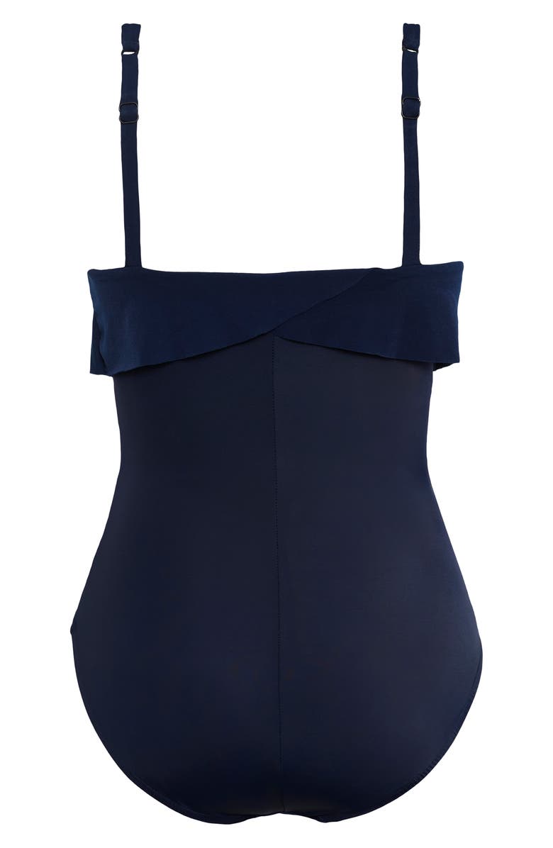 Magicsuit<sup>®</sup> Halter Neck One-Piece Swimsuit, Alternate, color, Navy Blue