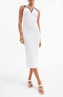 Veronica Beard Darien Stretch Cotton Polo Dress