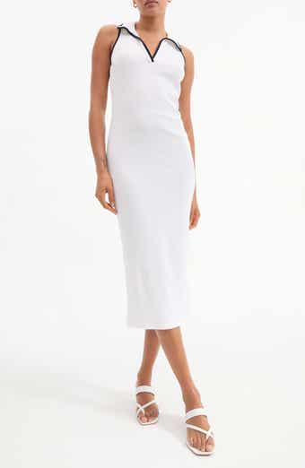 Veronica Beard Darien Stretch Cotton Polo Dress