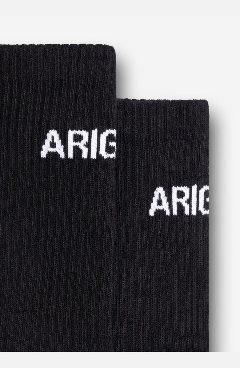 Axel Arigato Arigato Logo Tube Socks, Alternate, color, Black