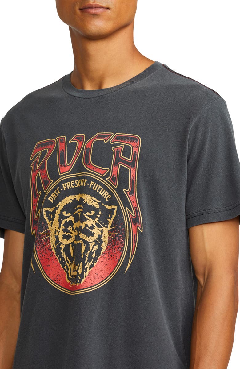 RVCA Rawr Graphic T-Shirt, Alternate, color, Pirate Black