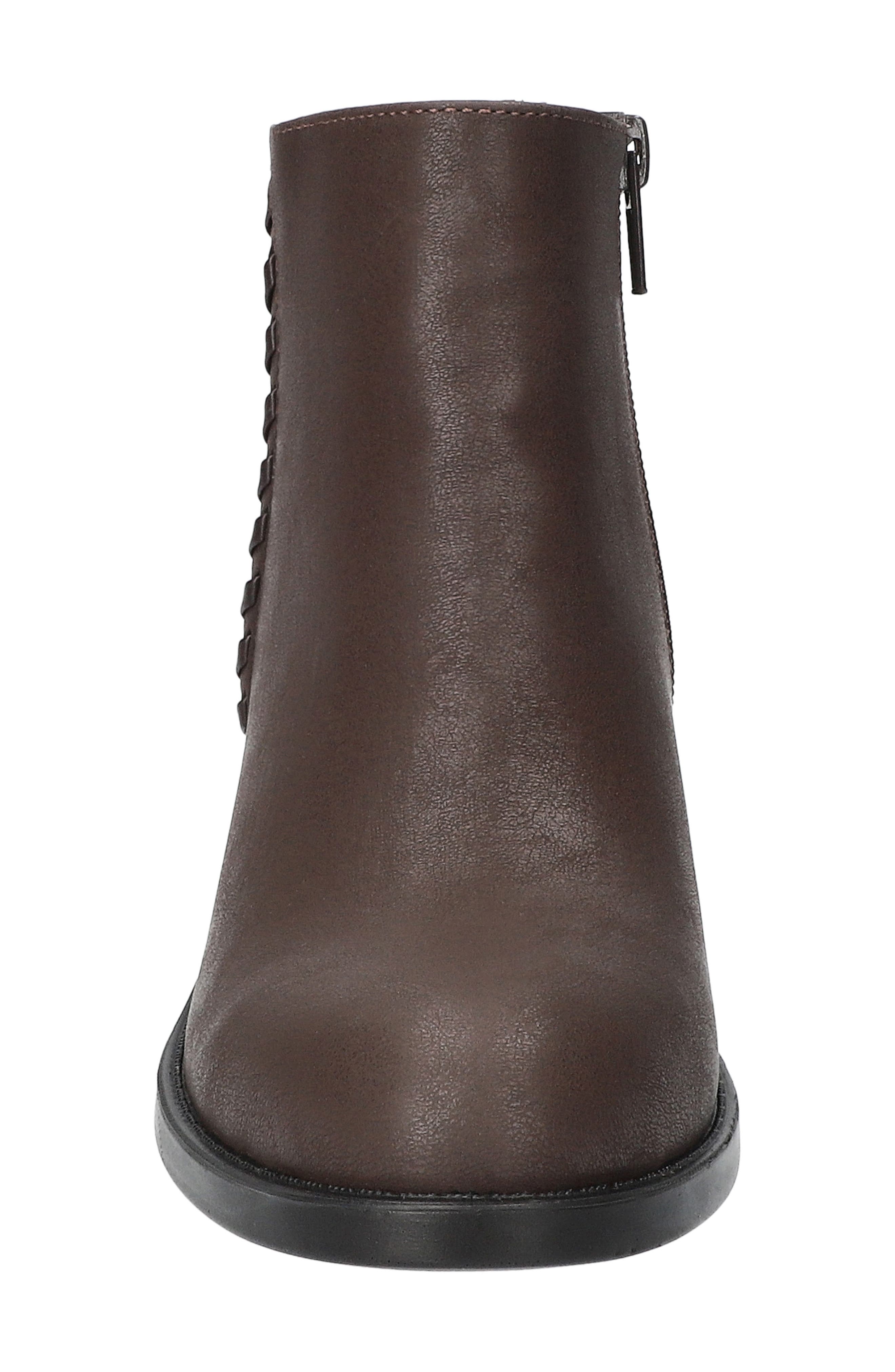 Belmont Faux Leather Bootie, Alternate, color, BROWN MATTE