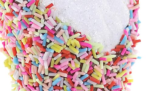 Cody Foster & Co. Sprinkles On Ice Cream Glass Ornament In Multi