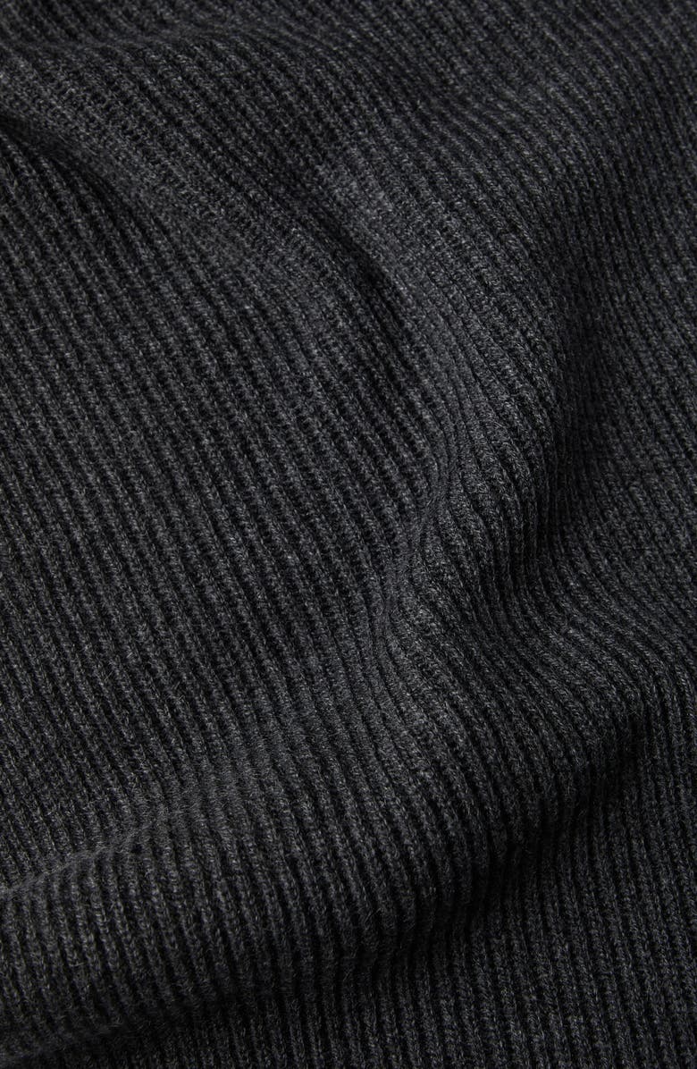 Brunello Cucinelli Cashmere knit scarf, Alternate, color, Lignite Grey