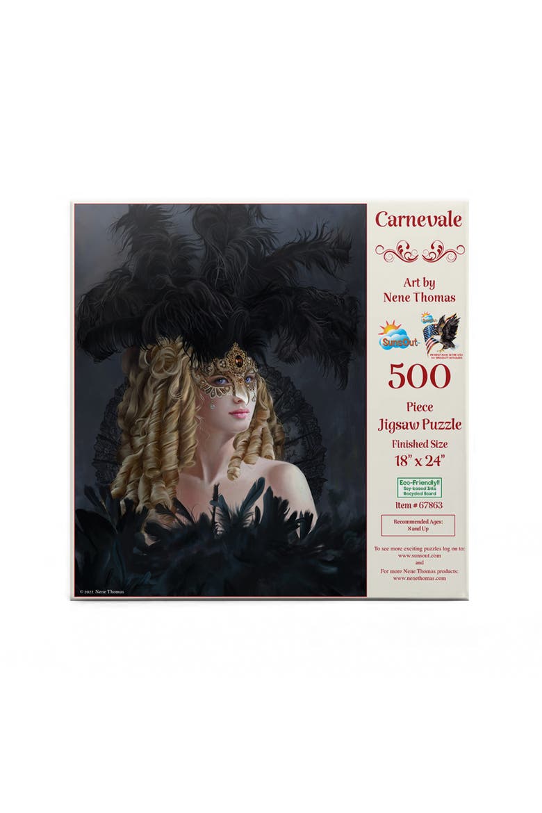 Carnevale 500 piece Jigsaw Puzzle for Adults, Alternate, color, Multicolor