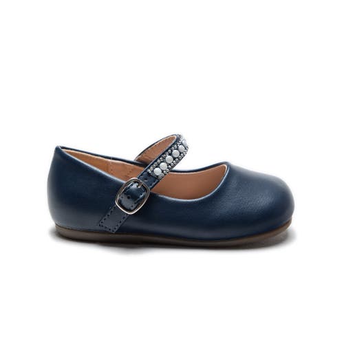 Tulleen Margot Pearl Band Flats In Blue