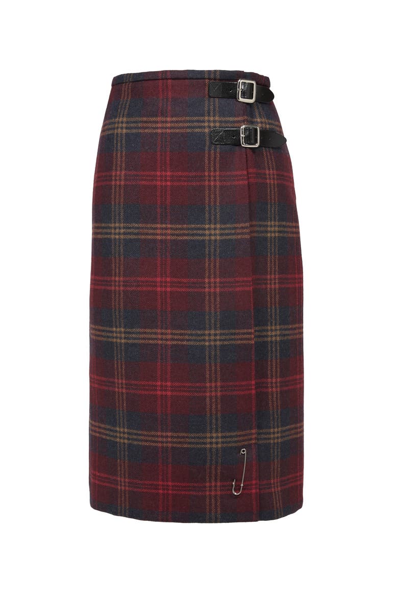 Midi Celt Kilt, Alternate, color, CAIRNGORM CLARET