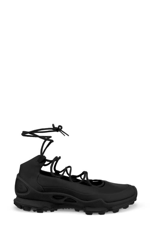 Ecco Biom® C-trail Ghillie Sneaker In Black/black